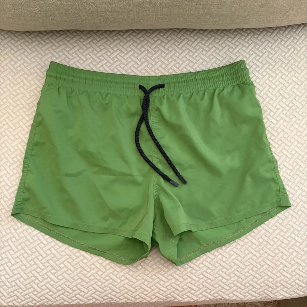 VILEBREQUIN - Moorea Short-Length Swim Shorts - Green L Short and Fitted